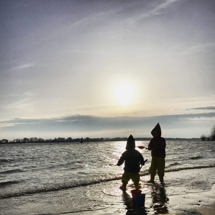 Unsere Garten-Lounge: einfach angelegte Kies-Terrasse & Chill-Out